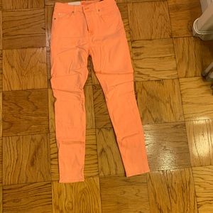 Orange 7 for all mankind jeans - new with tags, size 27